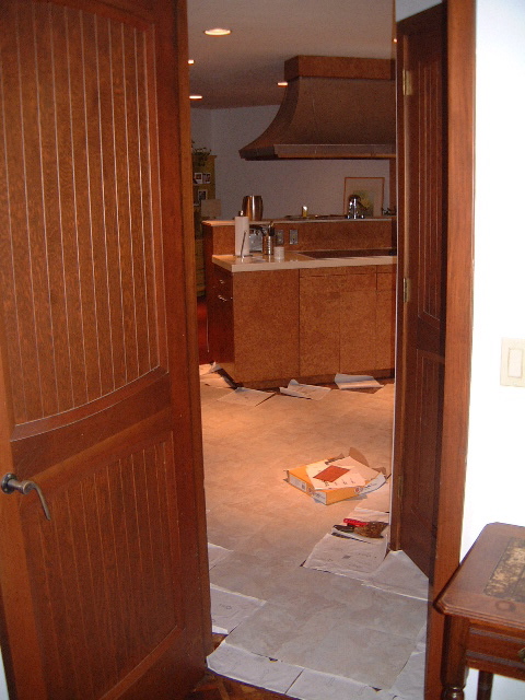 kitchen during