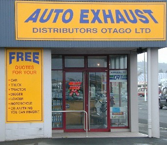 autoexhaust building-front view