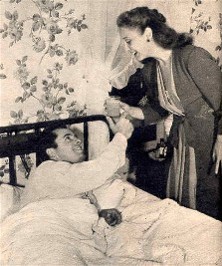 Larry gets woken up in a PLEASANT way