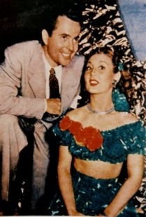 Larry Parks and wife Betty Garrett