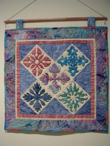 Mini-Hawaiian quilt