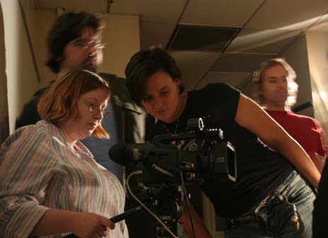 On the set