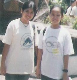 Anapat and Janice while sightseeing at Bacolod City, March 31, 2005