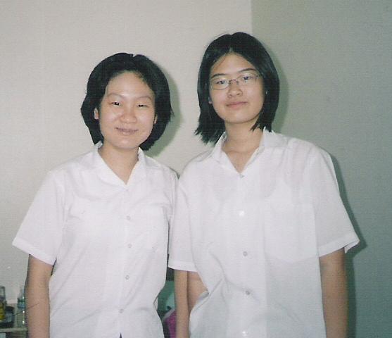 Candice and Elysia - roommates at MTG In-House Training, Bacolod City from March 26, 2005 to April 1, 2005