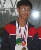 EC - 4th year student, Ateneo de Manila University High School, classmate at MTG In-House Training, Bacolod City, bronze medalist, Kaohsiung Invitational World Youth Mathematics Intercity Competition, Taiwan, August 5, 2005, and gold medalist at the Australian Mathematics Competition, August 5, 2005