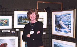 Janis at the annual "Gift of Art" show