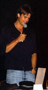 Josh speaks to the fans