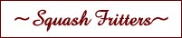 Squash Fritters