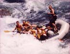Taking my brother and his friends down the river