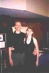 The black dress she made for Saturday's Ballroom Dance