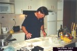 Tom making spanakopita