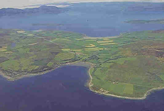 Isle of Bute from the air