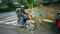 [Pic: Mitsuru and His Bike]