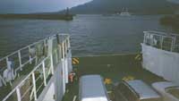 [Pic: Ferry to Sakurajima]