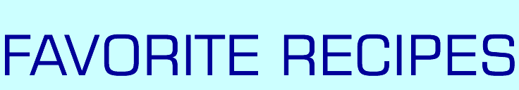 Favorite Recipes Title