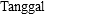 Tanggal
