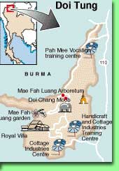 Map of Doi Tung
