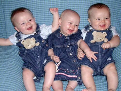 Click here to see more pictures of the Triplets at 7 months old!
