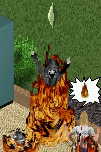 Death smells a lot like cooked bacon.