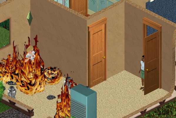 Webster plays it cool and decides to avoid a painful, fiery death.