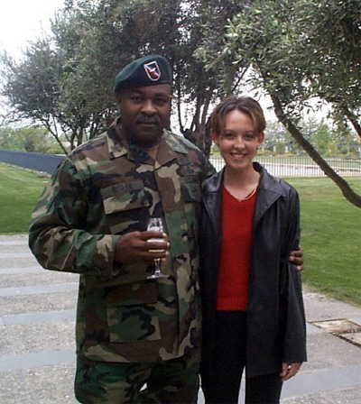 General Butler and me Chile October 2002