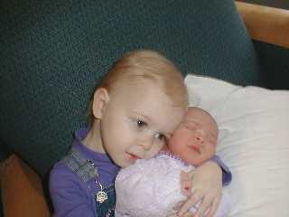 Selah and Arriana October 2002