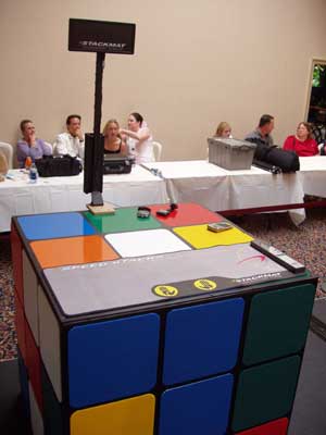 Cube timer stand