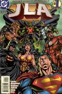 JLA #1 - cover by Howard Porter and John Dell