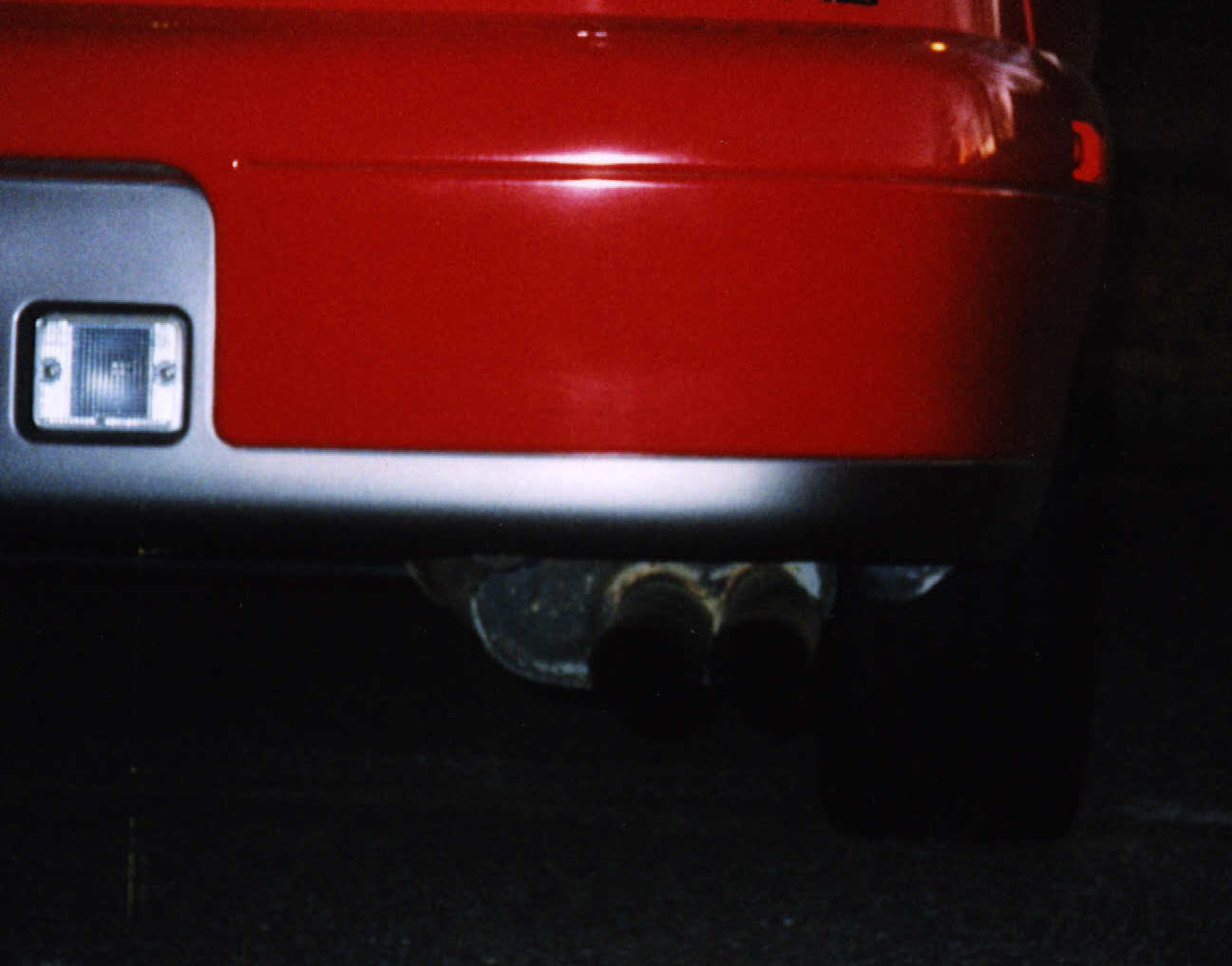 My cheap stock exhaust....soon to be replaced!