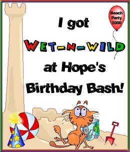 ~~~Jason picked up this party favor from Hopes Beach Party!!~~~