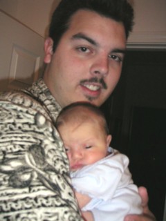 Daddy and his little girl.