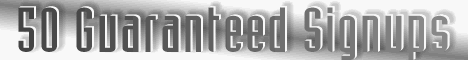 No Spam Advertising, get 50 signups directly below you for only $35!