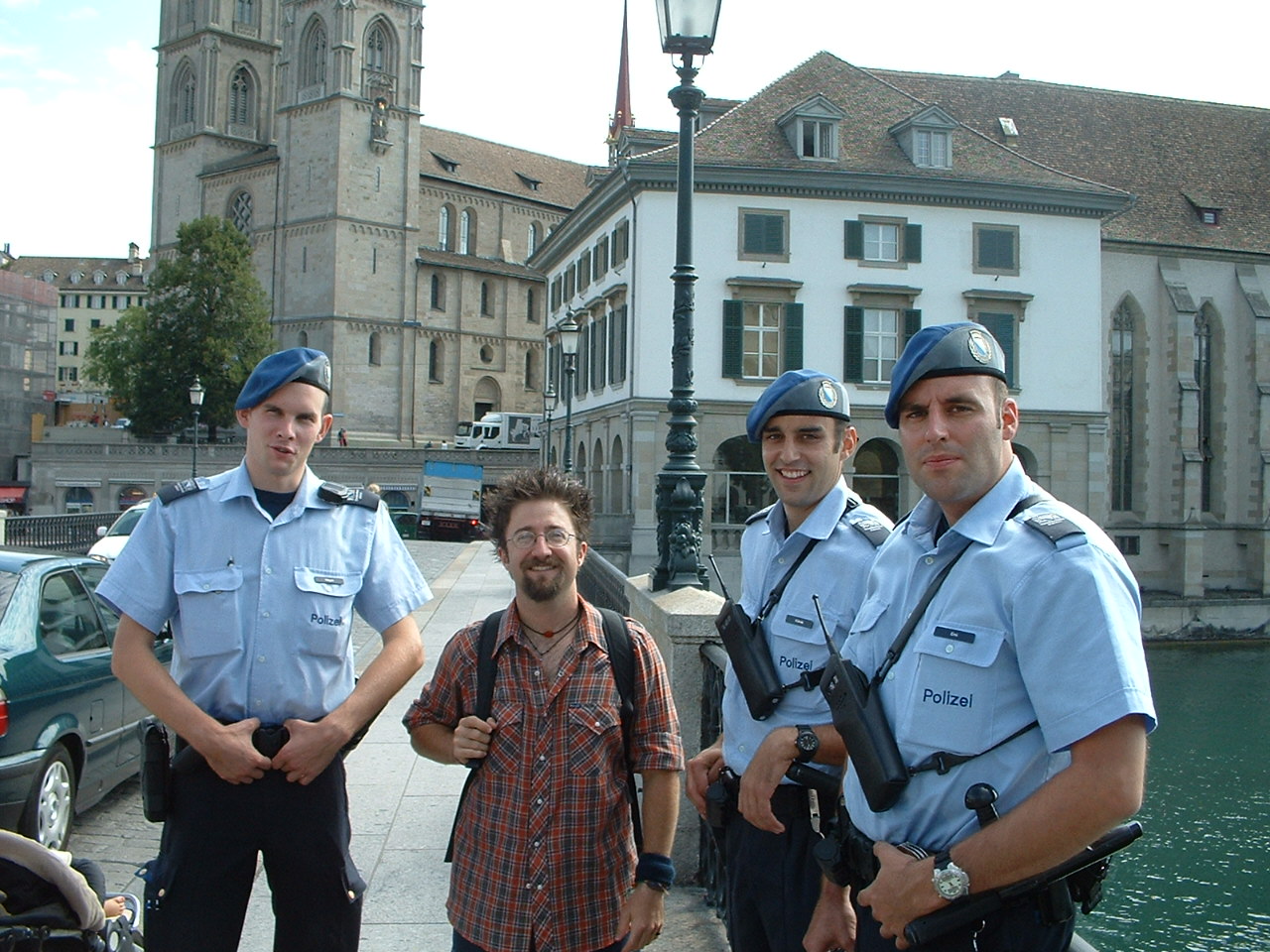 the police in Zurich are nice...