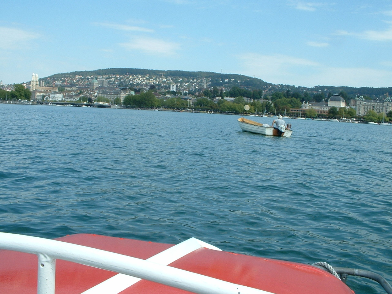 from the paddleboat in Zurich...