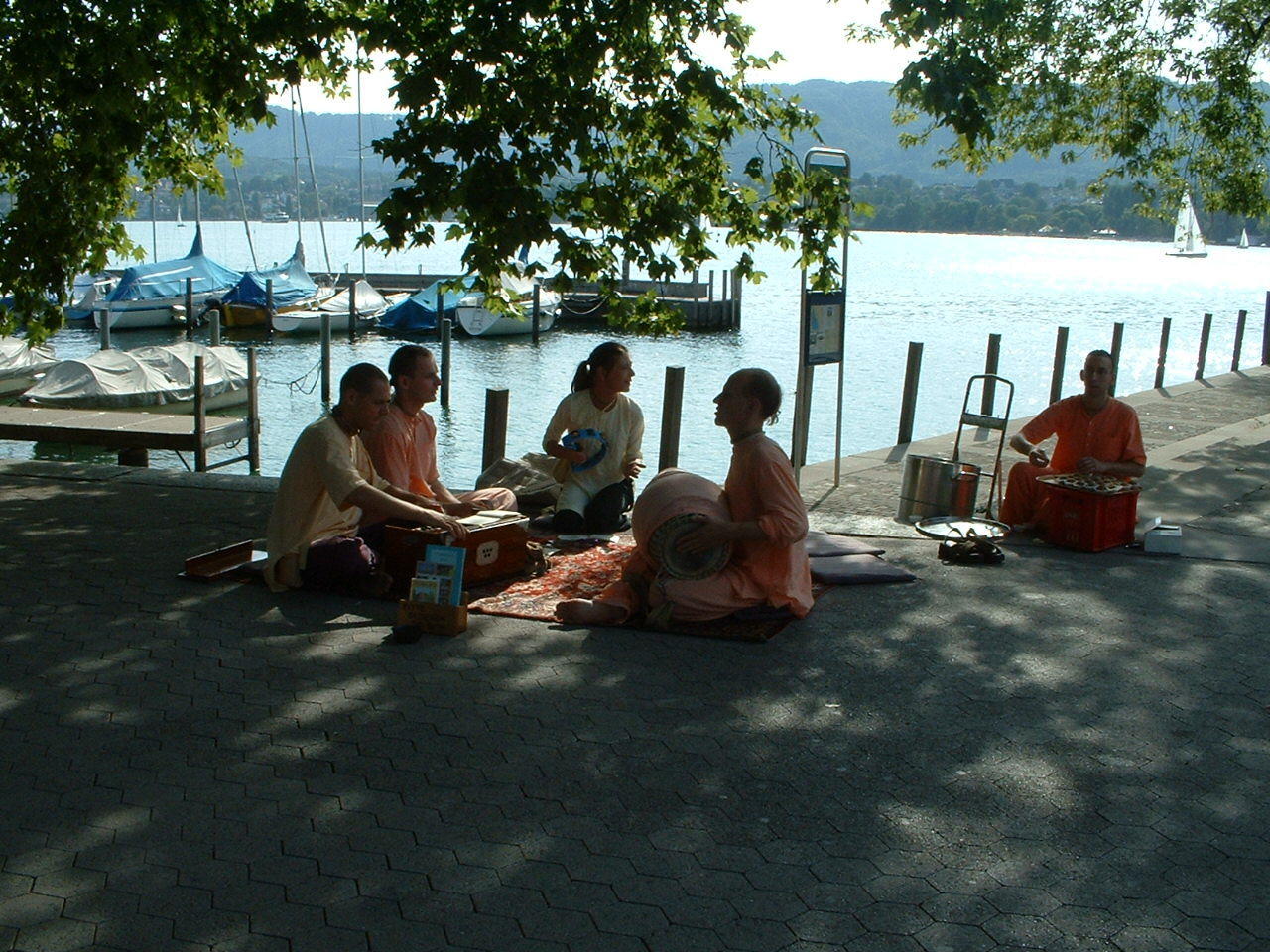 the good ole hare krishnas...