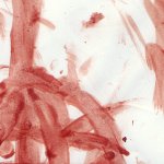 Name: Bloody Mess&nbsp;&nbsp;&nbsp;&nbsp; Media: Blood&nbsp;&nbsp;&nbsp;&nbsp; Description: I wanted to make a picture with blood and this is what happened. I apologize.