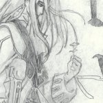 Name: Irving&nbsp;&nbsp;&nbsp;&nbsp; Media: 6B Graphite Pencil&nbsp;&nbsp;&nbsp;&nbsp; Description: Another one from a PSone game strategy guide. I'm happier with the other but like this one as well.