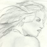 Name: Super Model&nbsp;&nbsp;&nbsp;&nbsp; Media: 4B Graphite Pencil&nbsp;&nbsp;&nbsp;&nbsp; Description: A picture of a model from a lingerie magazine. One of my most favorites.