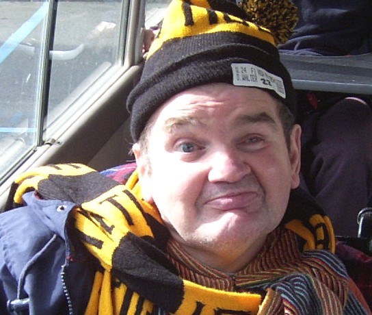 Dana on his way to the footy!!!!