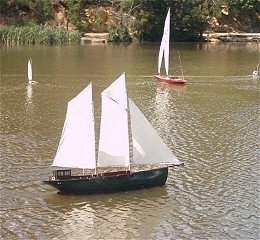 My Pearl Lugger on a club day.(Sundays)