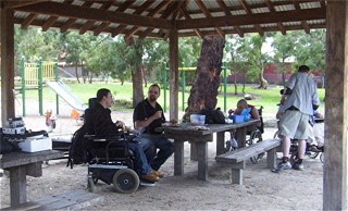 A nice picnic area with BBQ facilities etc