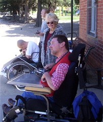 Mum helping Cam