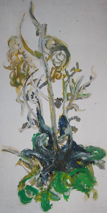Weeds. oil pastels, A Harwood