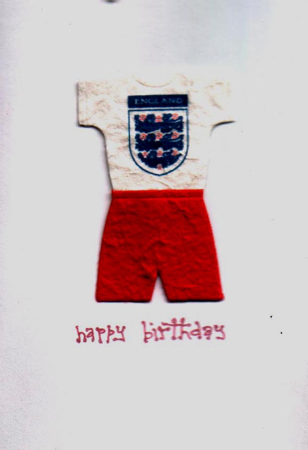 football fever birthday card