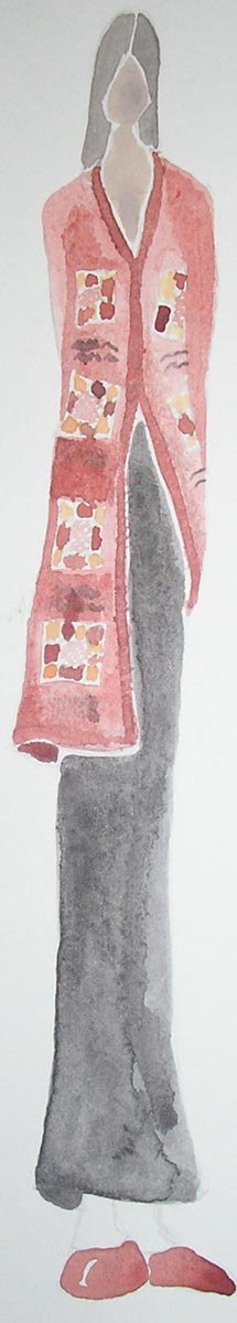 Watercolour on paper. Dissertation.