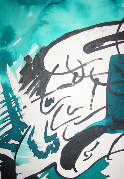 Ink on paper. J Harwood