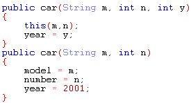 constructor �� this