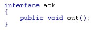 ���� ack