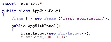 ����� AppWithPanel - ��� ������