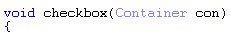 ����� AppWithPanel - �������� checkbox